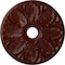 Ekena Millwork Milan Ceiling Medallion (Fits Canopies up to 4 5/8"), 24 1/2"OD x 3 1/2"ID x 1"P, Brushed Mahogany CM24MIBMF - alternate 1